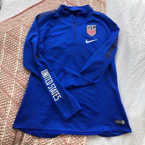 USWNT Nike 1/4 zip pullover jacket